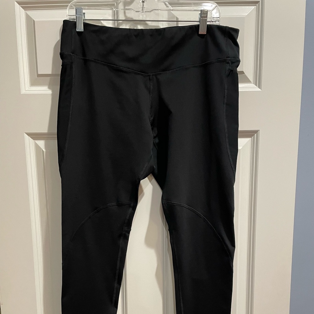 Champion Ankle Length Workout Pants Black Size XXL